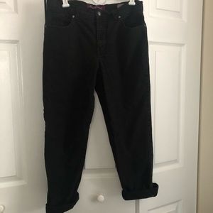 Vintage Black Mid Rise Mom Jeans